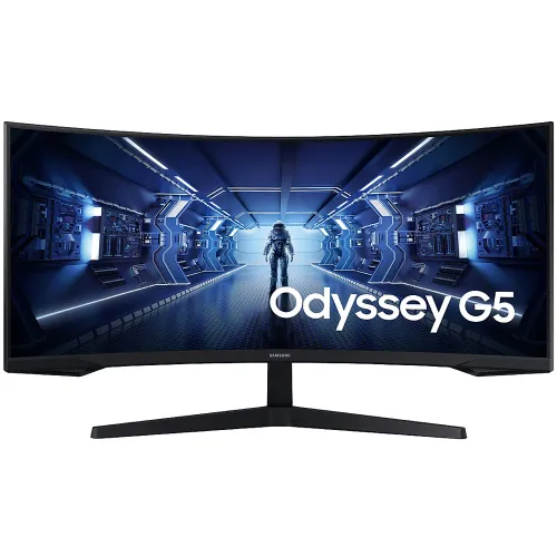Màn hình cong Samsung Gaming Odyssey G5 LC34G55TWWEXXV 34 inch ( 3440 x 1440/VA/165Hz/1ms/Free Sync )